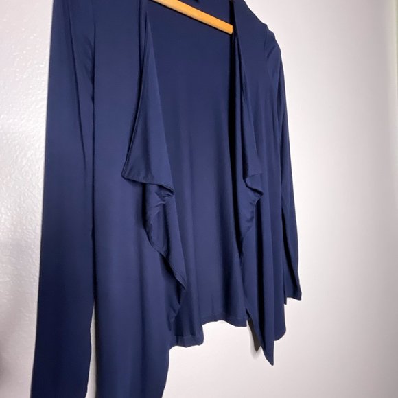 Design History‎ Blue Open Front Jacket Size XS - Picture 3 of 7